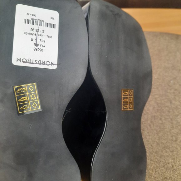 Jeffrey Campbell Yazmin Wedge Platform Shoe in Black Patent, Size 7 - Picture 7 of 8